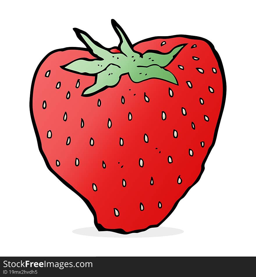 cartoon strawberry