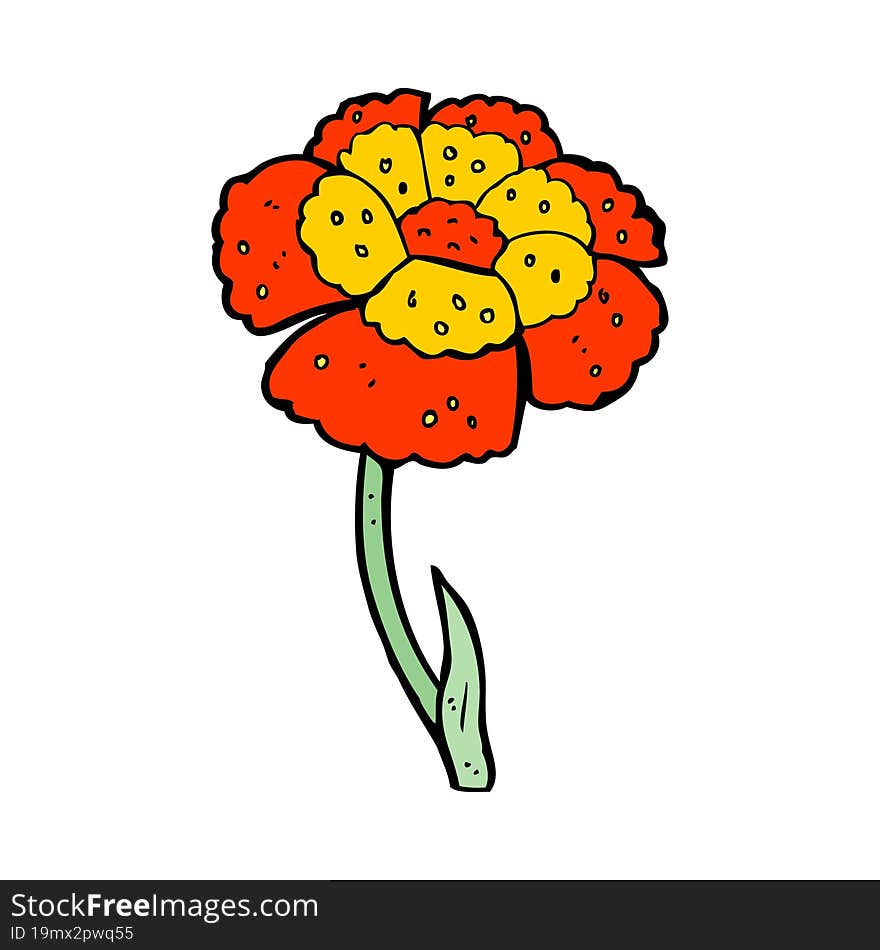 cartoon flower