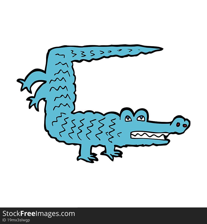 cartoon crocodile