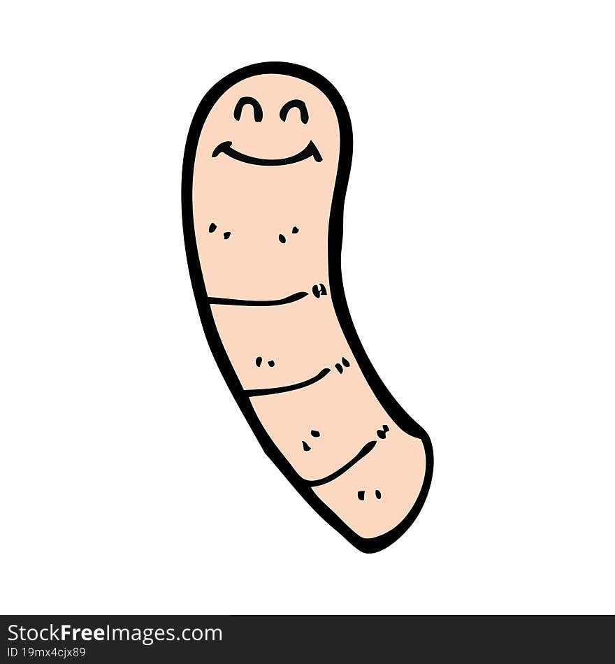 cartoon worm