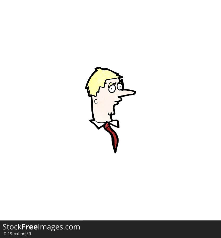 cartoon ugly man