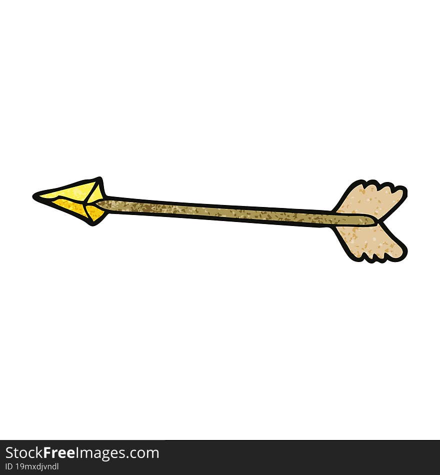 Cartoon Doodle Arrow