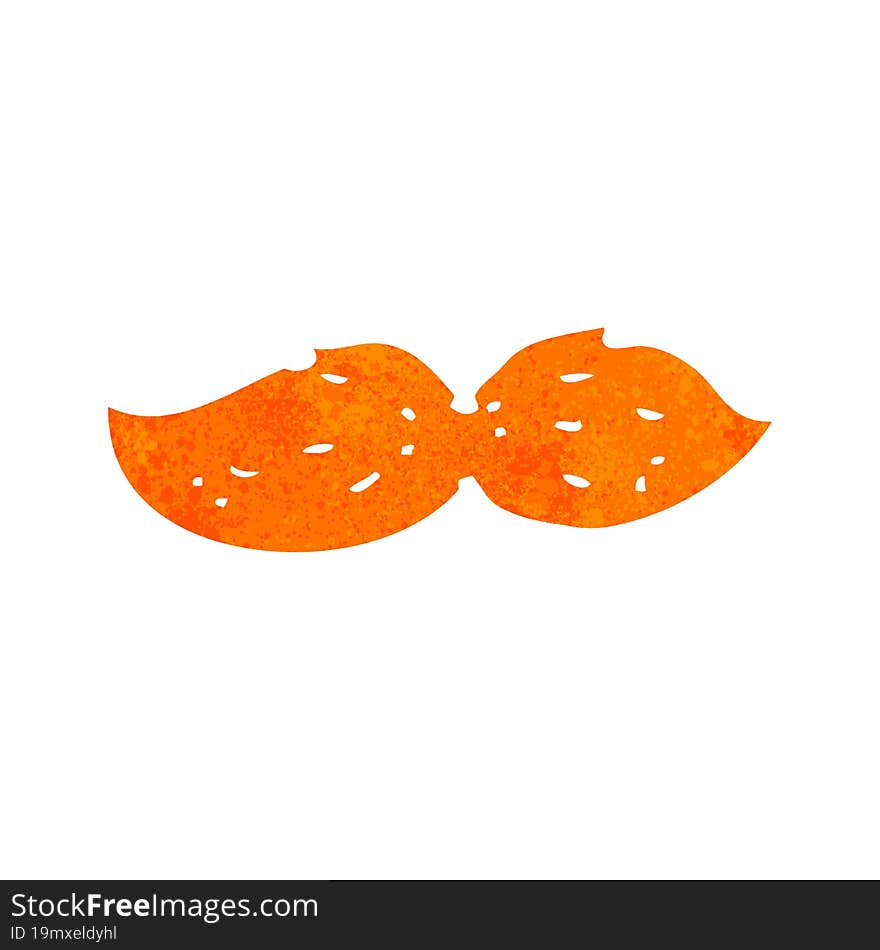 cartoon ginger mustache