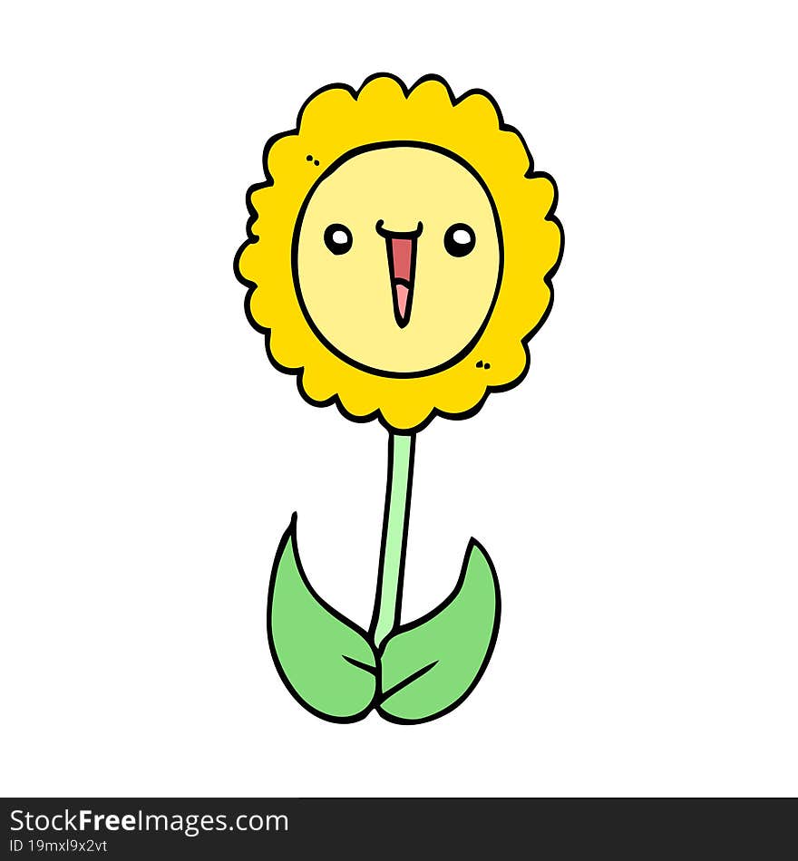 cartoon flower