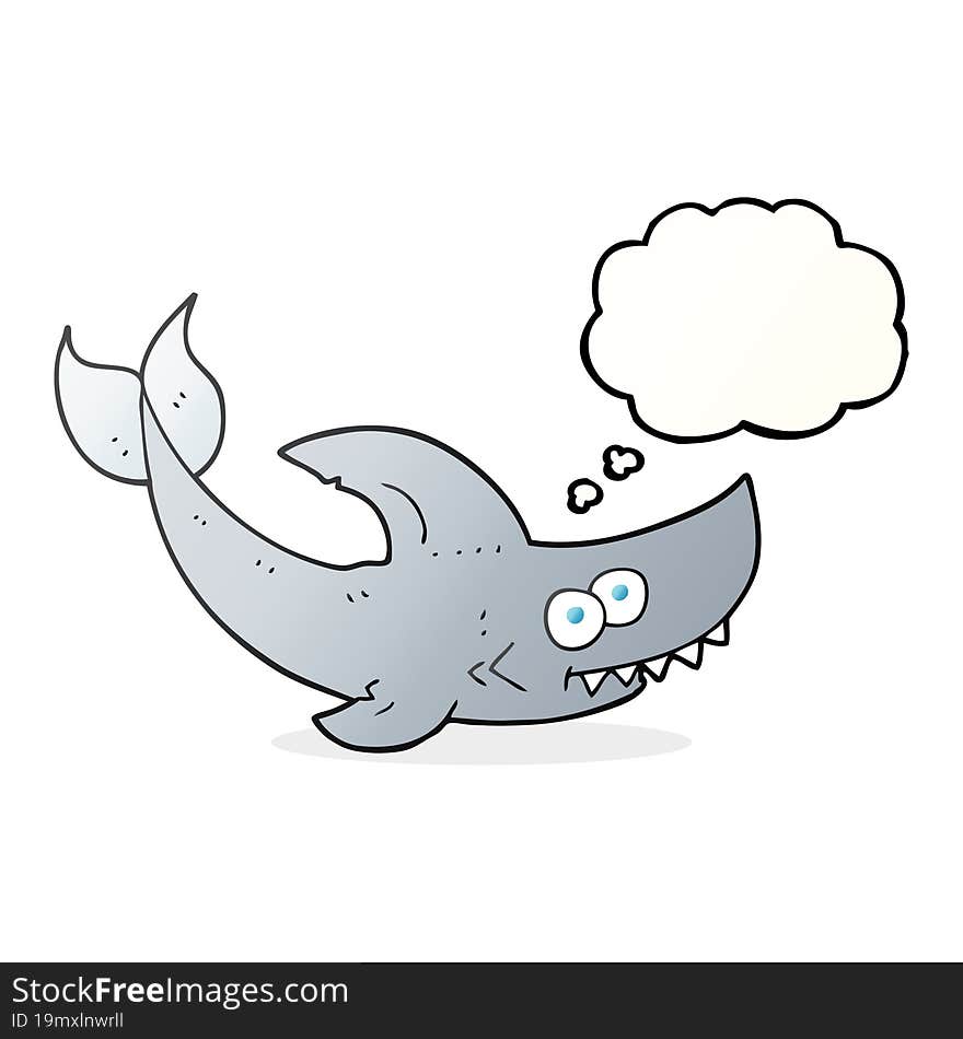 Thought Bubble Cartoon Shark