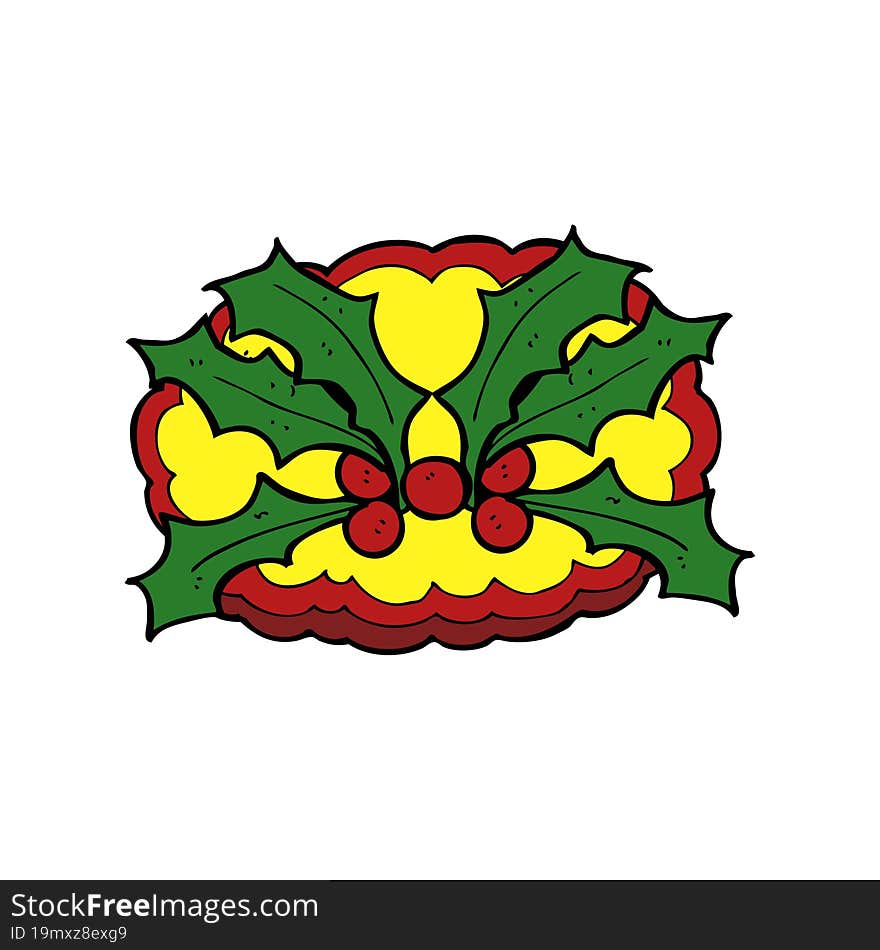 Cartoon Holly Symbol