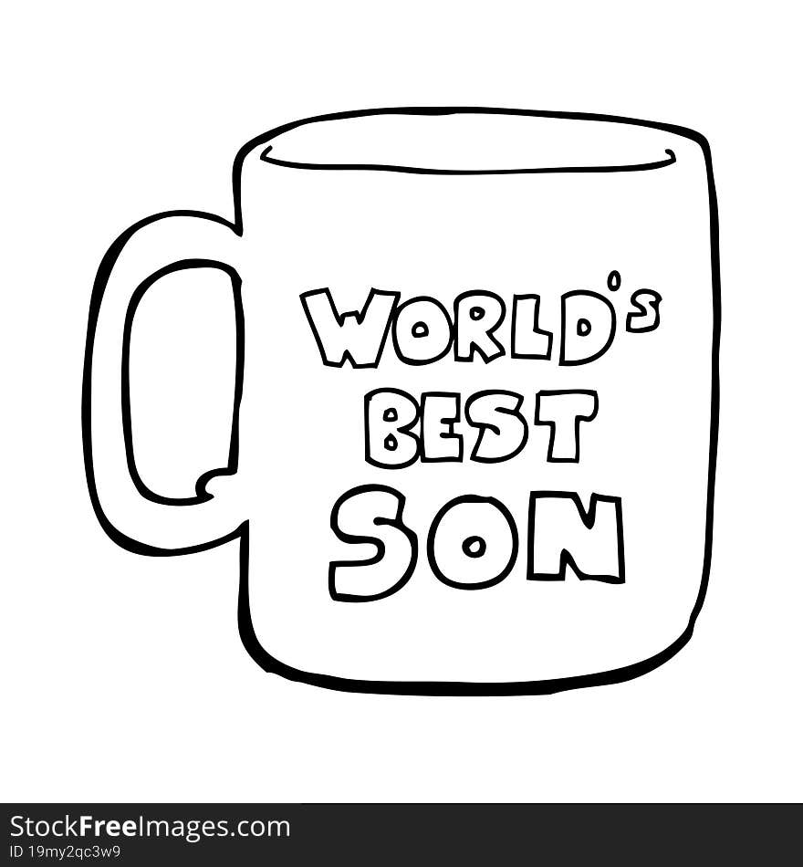 worlds best son mug