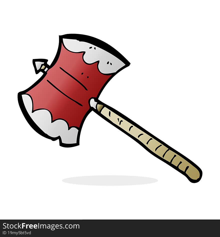 Cartoon Double Sided Axe