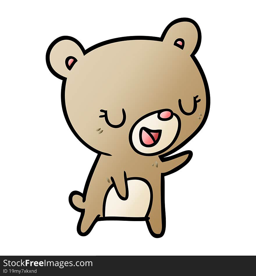 cartoon bear. cartoon bear