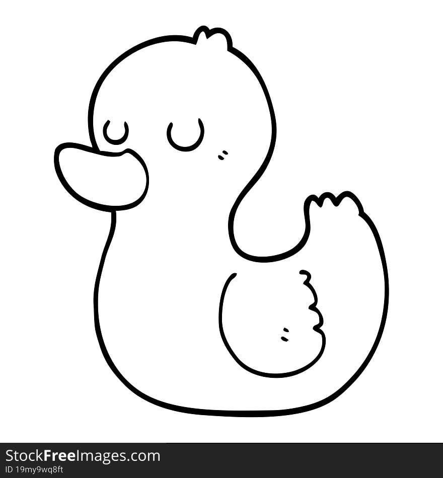 cartoon duck