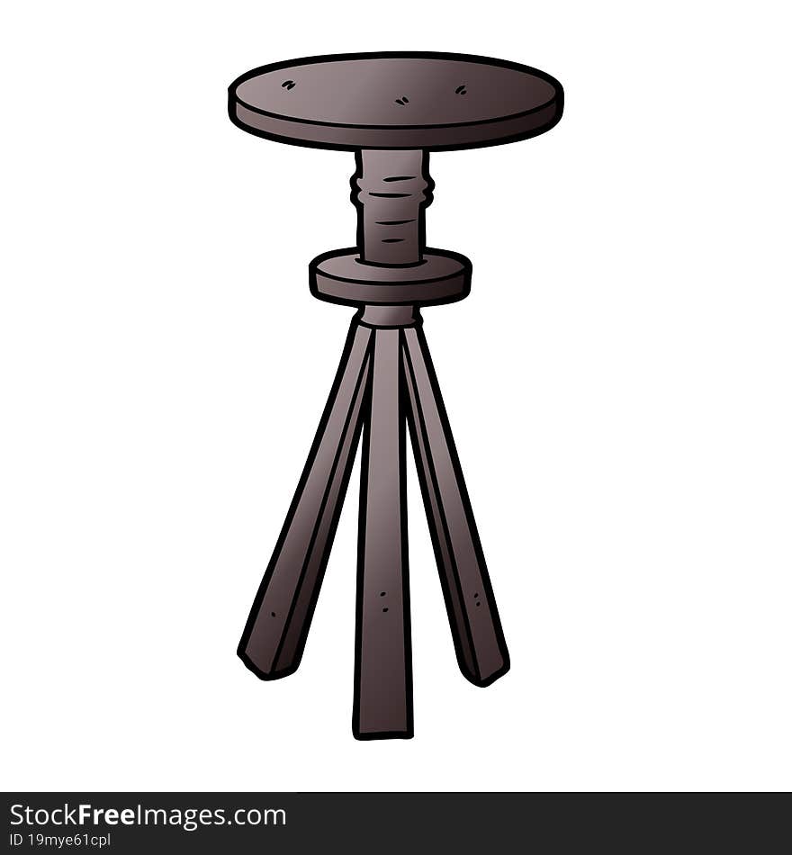 cartoon stool. cartoon stool