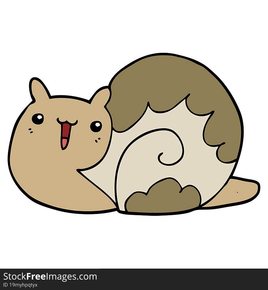 cute cartoon snail