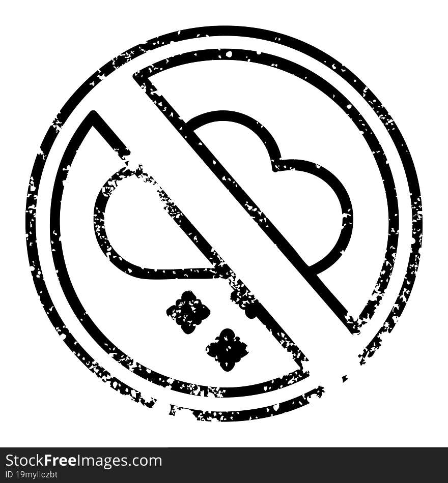 no cold weather icon symbol