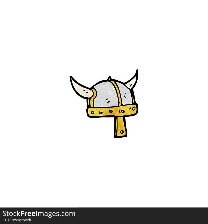 Cartoon Viking Helmet