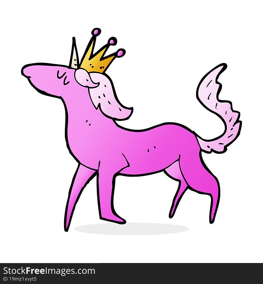 cartoon unicorn