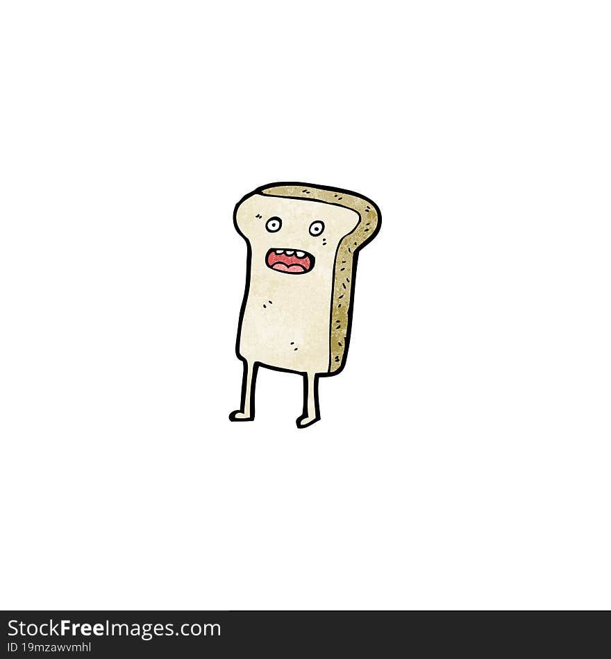 sliced bread cartoon character