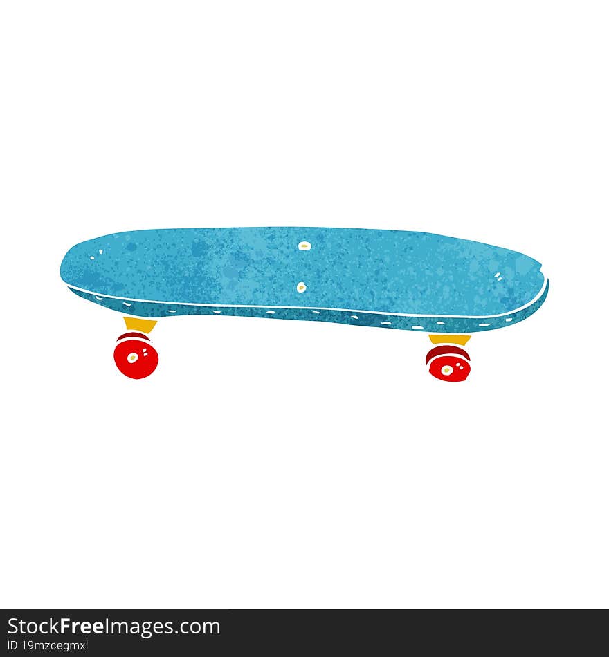 cartoon skateboard