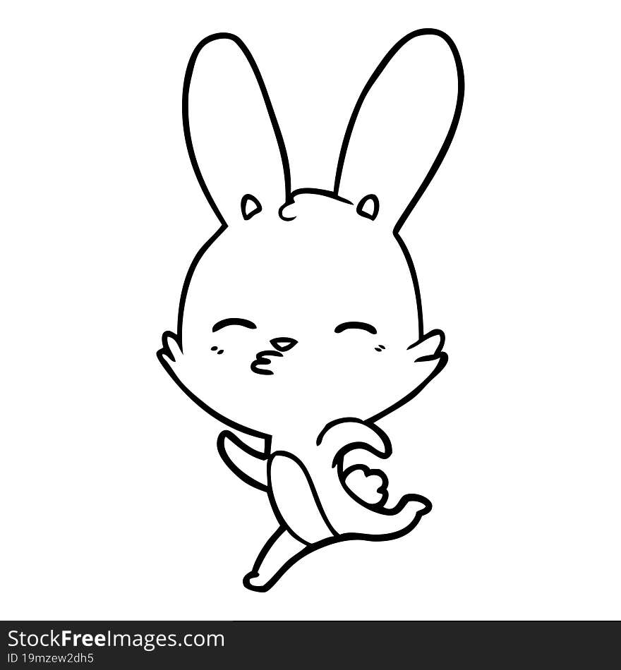 running bunny cartoon. running bunny cartoon