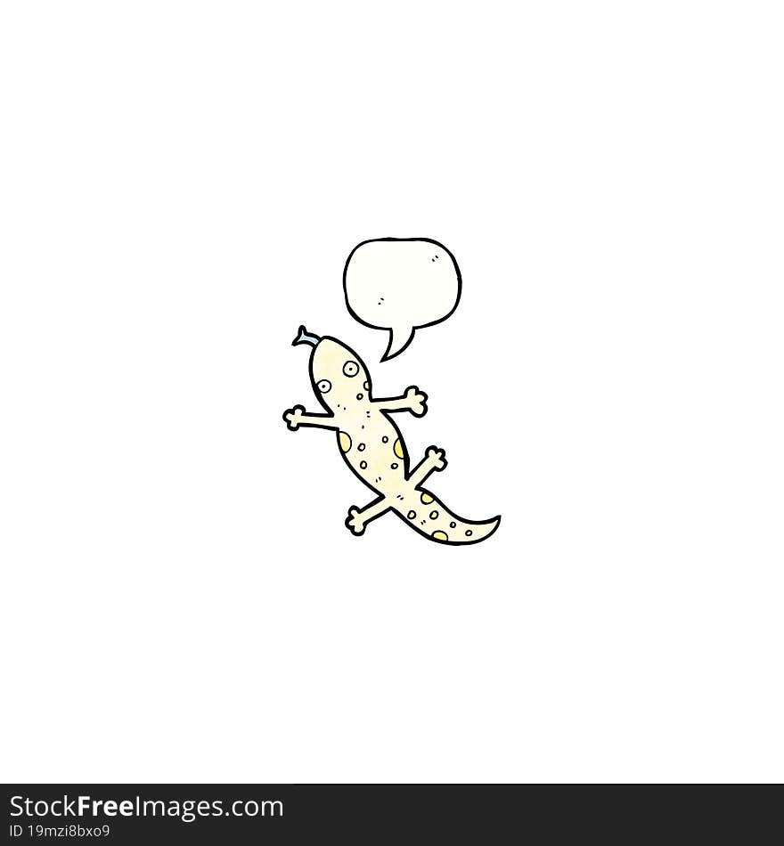 cartoon lizard