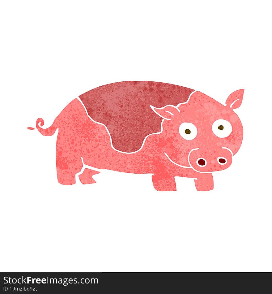 cartoon pig