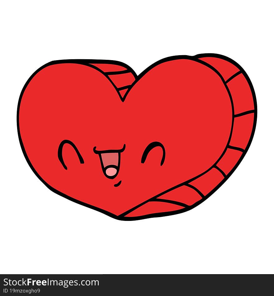 cartoon love heart