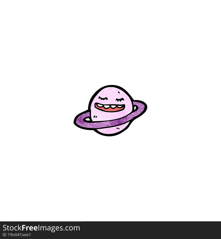 cartoon planet symbol