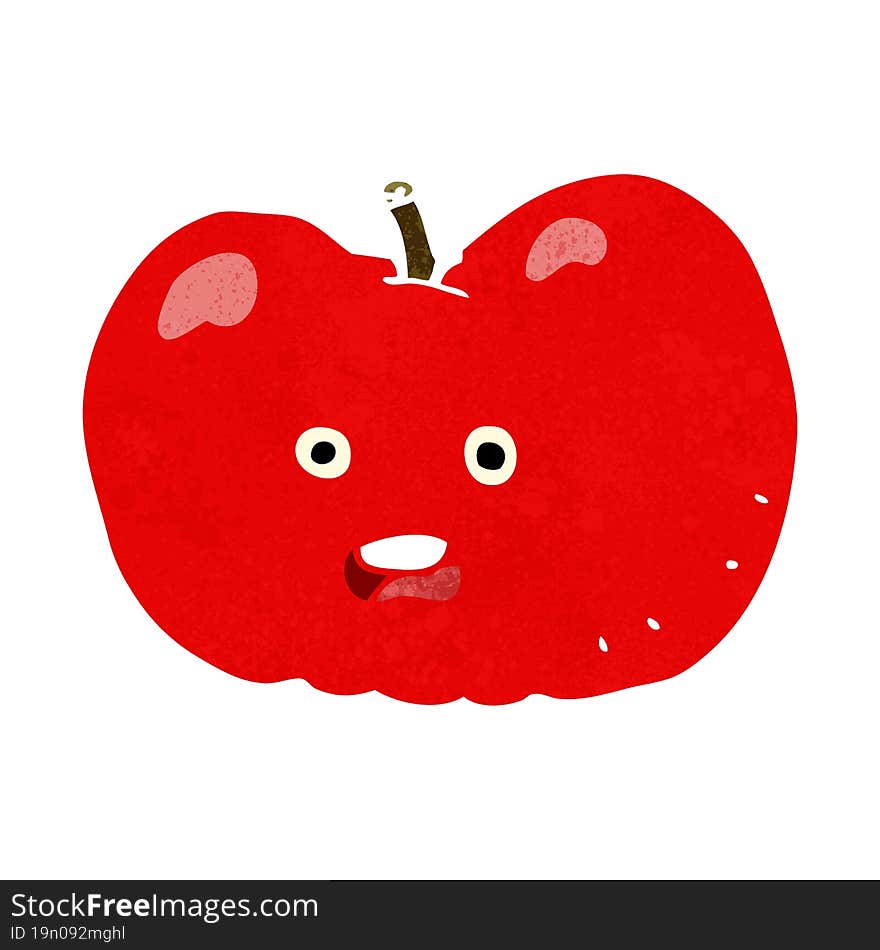 cartoon apple