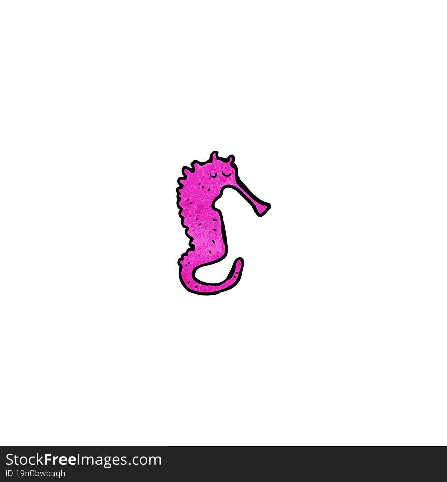 cartoon seahorse