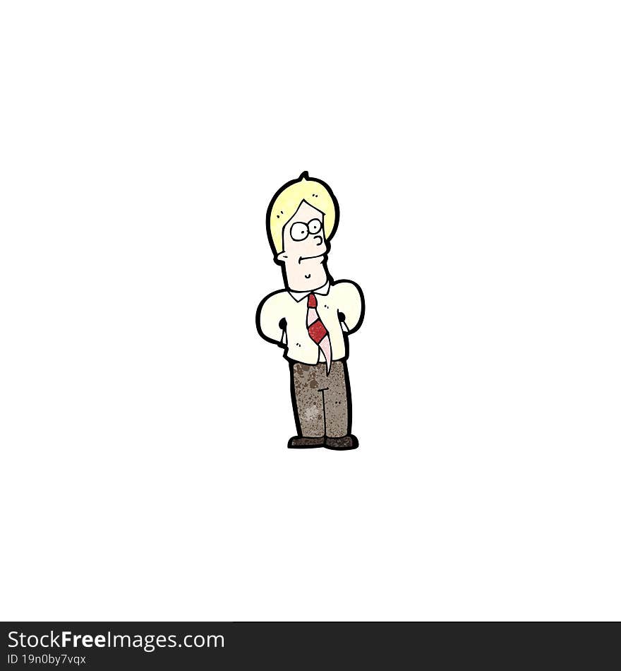 Cartoon Office Guy