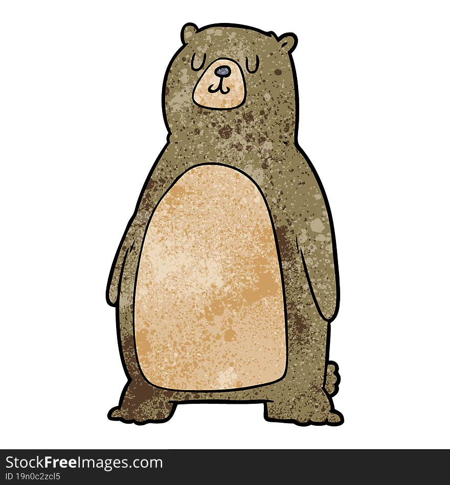 cartoon bear. cartoon bear