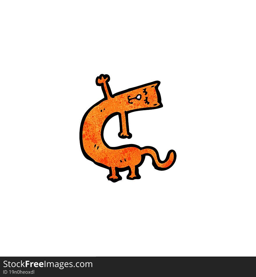 funny cartoon cat