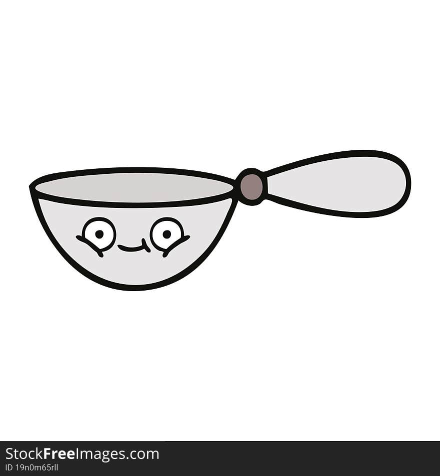 cute cartoon measuring spoon