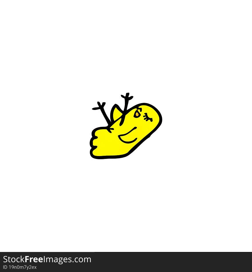 funny cartoon bird