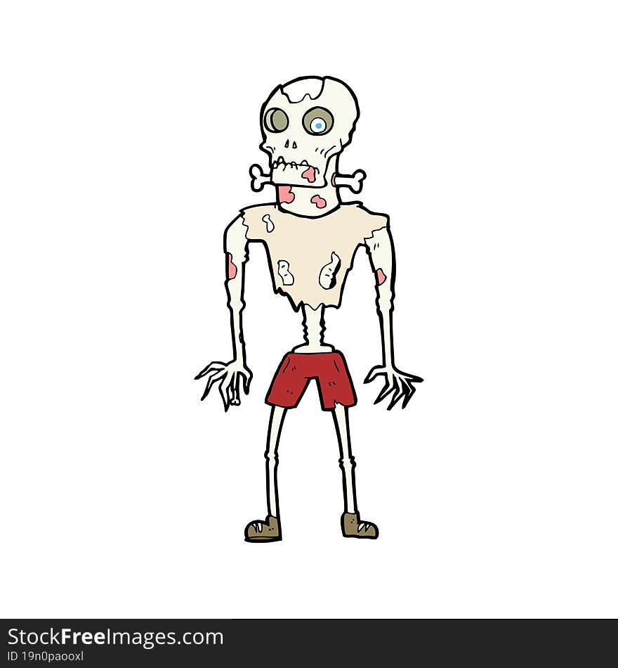 cartoon zombie