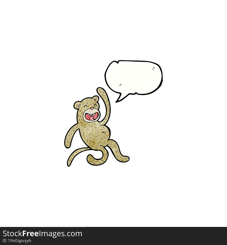 Crazy Cartoon Monkey