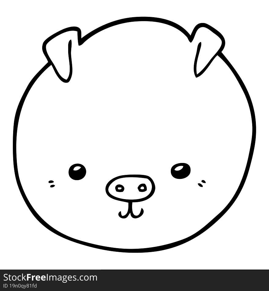 Cartoon Pig