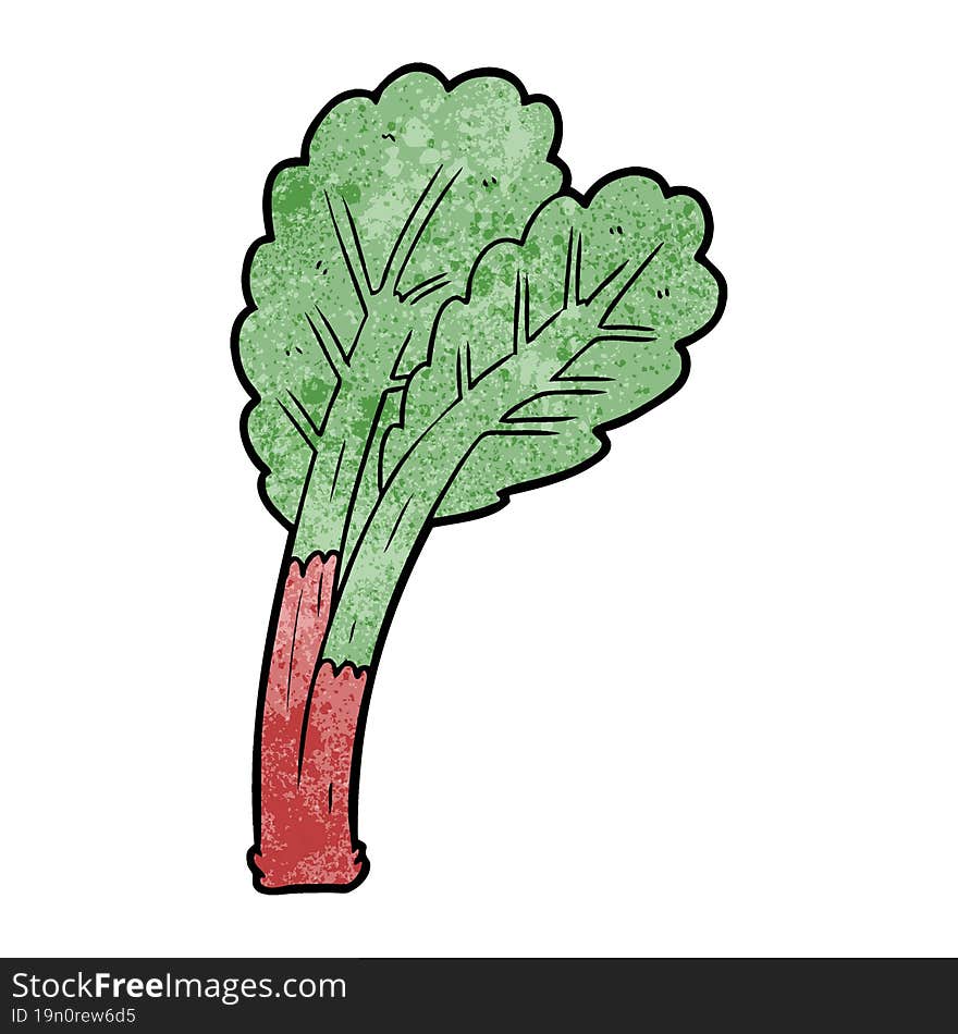 cartoon rhubarb. cartoon rhubarb