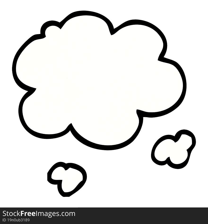 cartoon doodle cloud