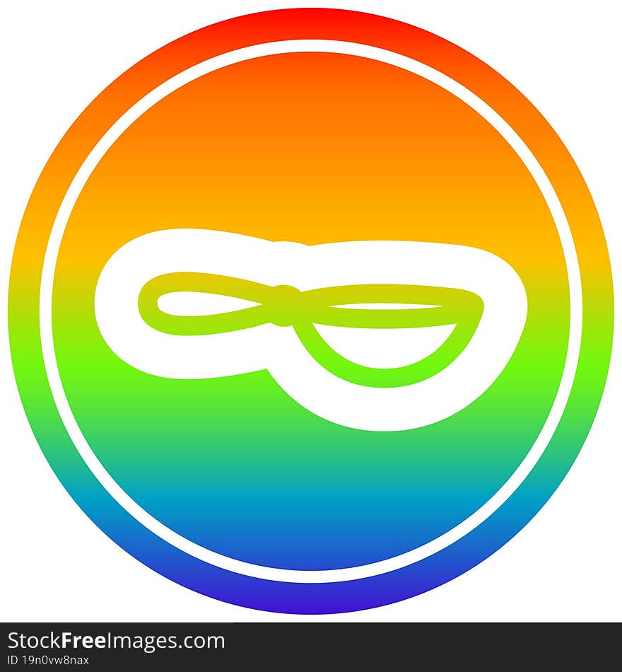 cooking wok circular in rainbow spectrum