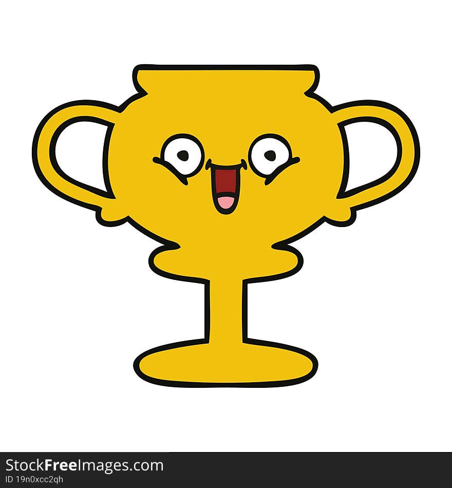 cute cartoon trophy