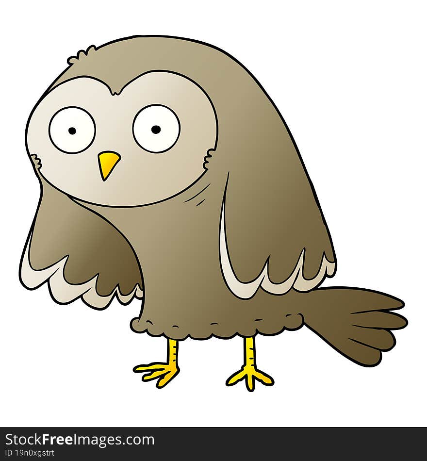 cartoon owl. cartoon owl