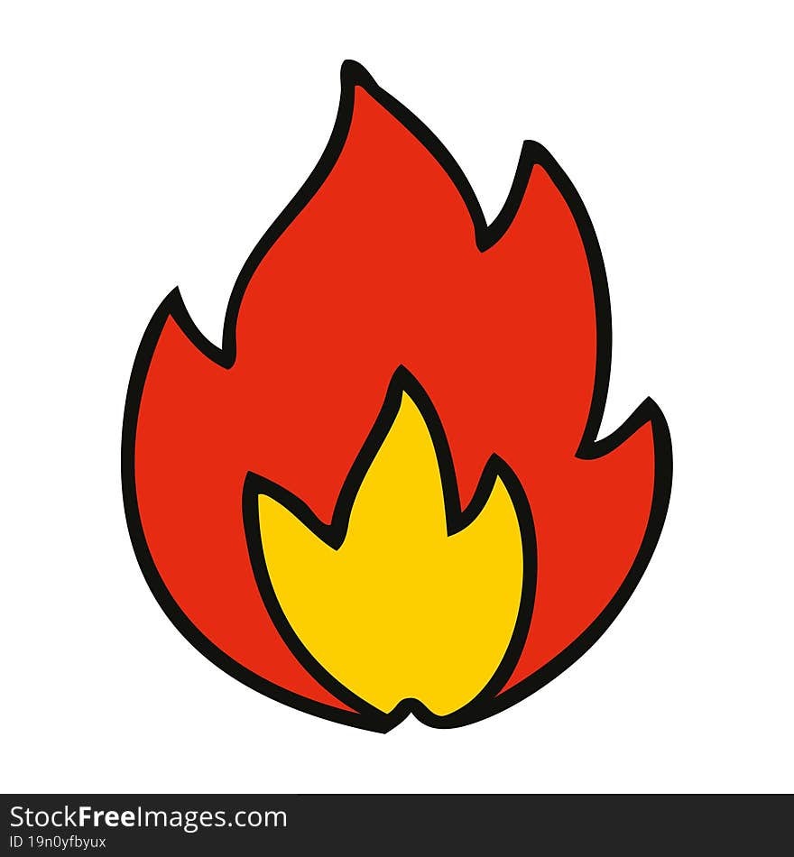 cute cartoon of a fire. cute cartoon of a fire