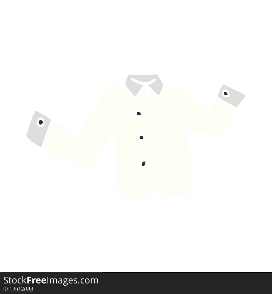 Cartoon Doodle Business Shirt