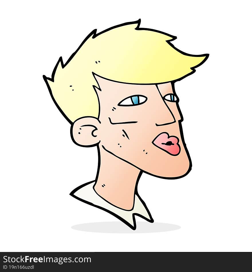 Cartoon Male Model Guy