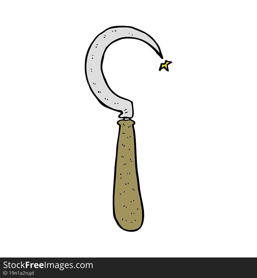 Cartoon Sickle