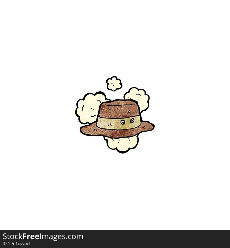 cartoon old hat