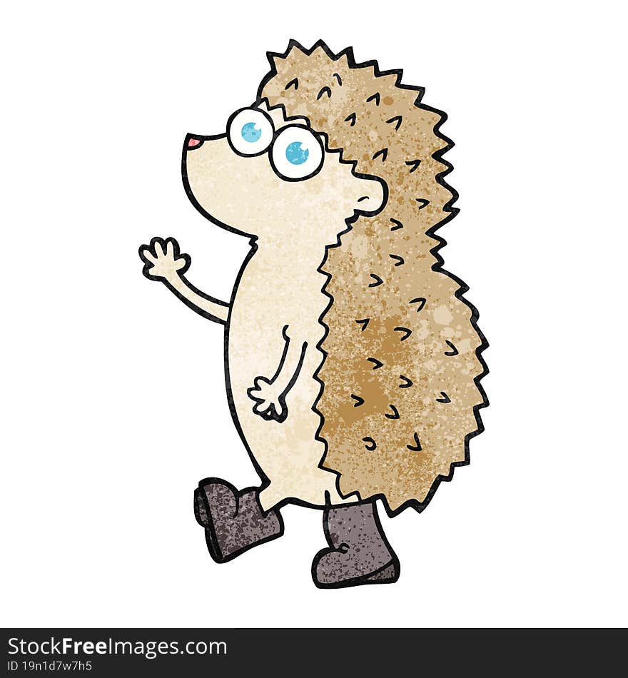 cute texture cartoon hedgehog