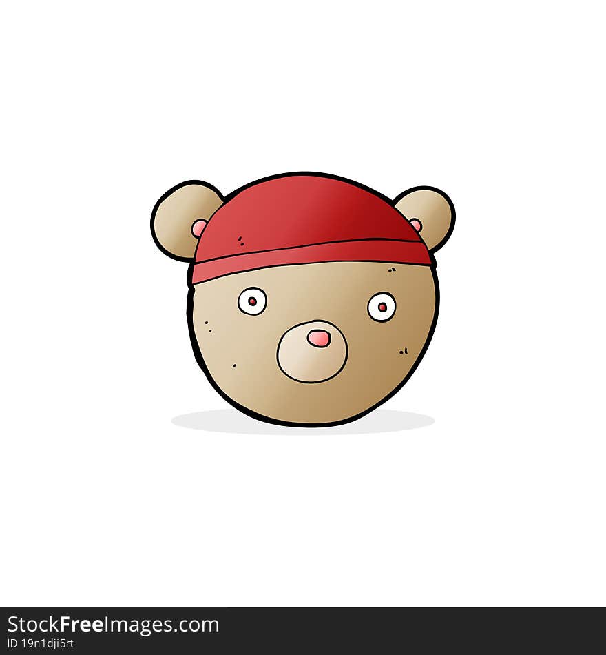 cartoon teddy bear hat