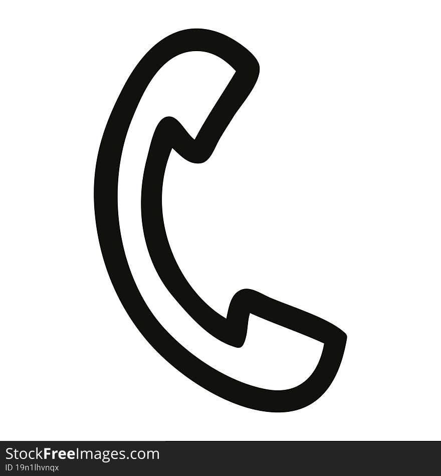 Telephone Handset Icon