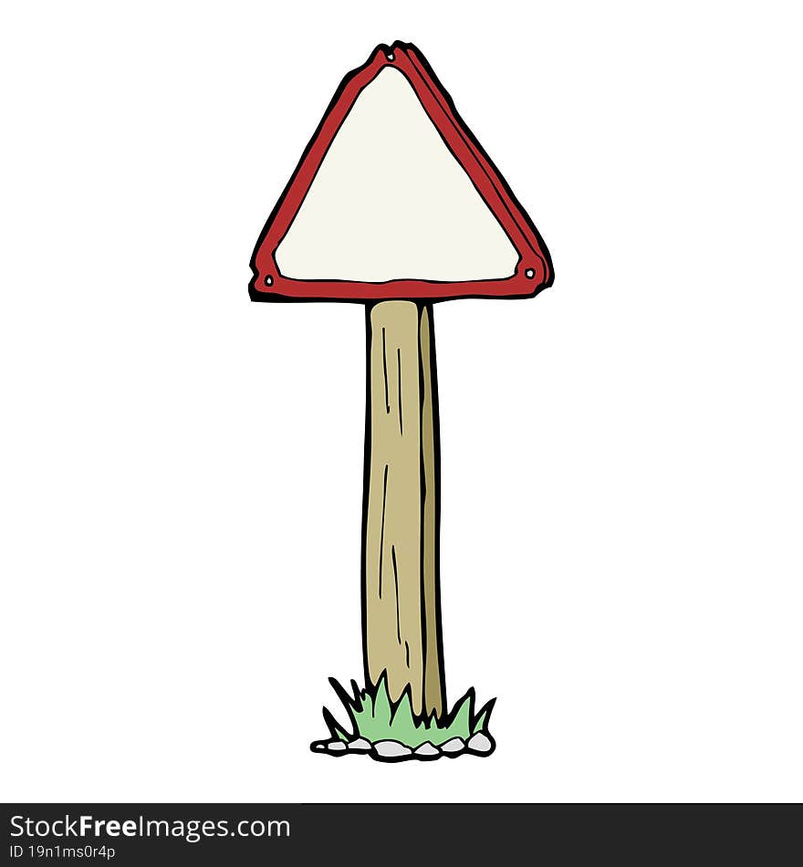 cartoon signpost